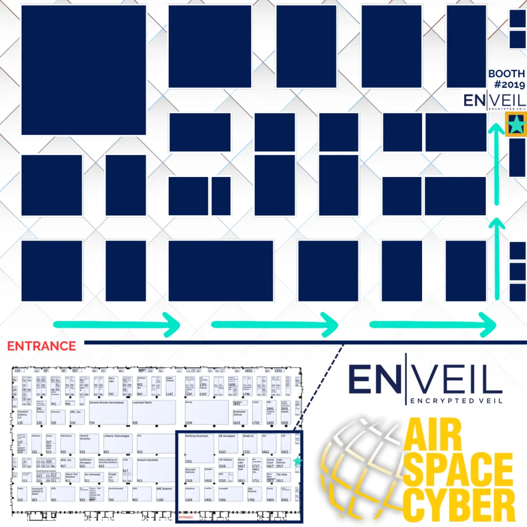 Air Space Cyber 2025 floorplan Enveil